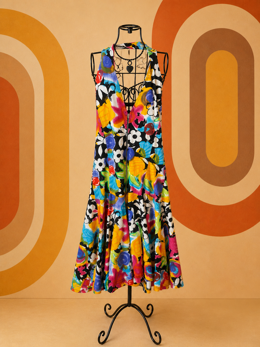 Abito vintage fantasia anni '70