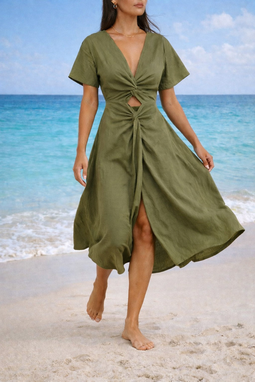 Completo in misto lino